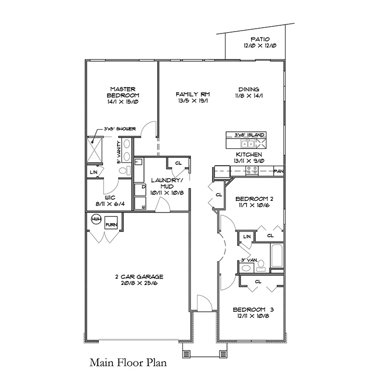 EPV 3bed Mktg Floor plan